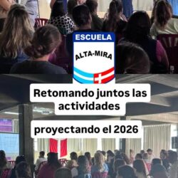 De la pausa al proyecto compartido: preparación para el ciclo lectivo 2026